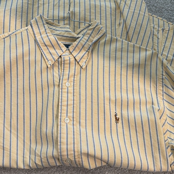Yellow and Blue Ralph Lauren Dress Shirt - Picture 2 of 3